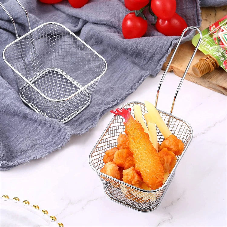 Eco-Friendly Stainless Steel French Fry Basket – Safe & Durable