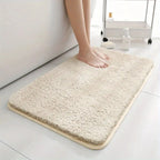 Super Water-Absorbent Anti-Slip Bathroom Floor Mat, Long Hair Friendly Bath Mat for Bedroom & Home