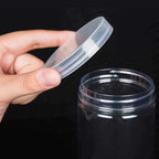 Modern Transparent Food Storage Bottle – Airtight PET/PE Kitchen Storage Jar
