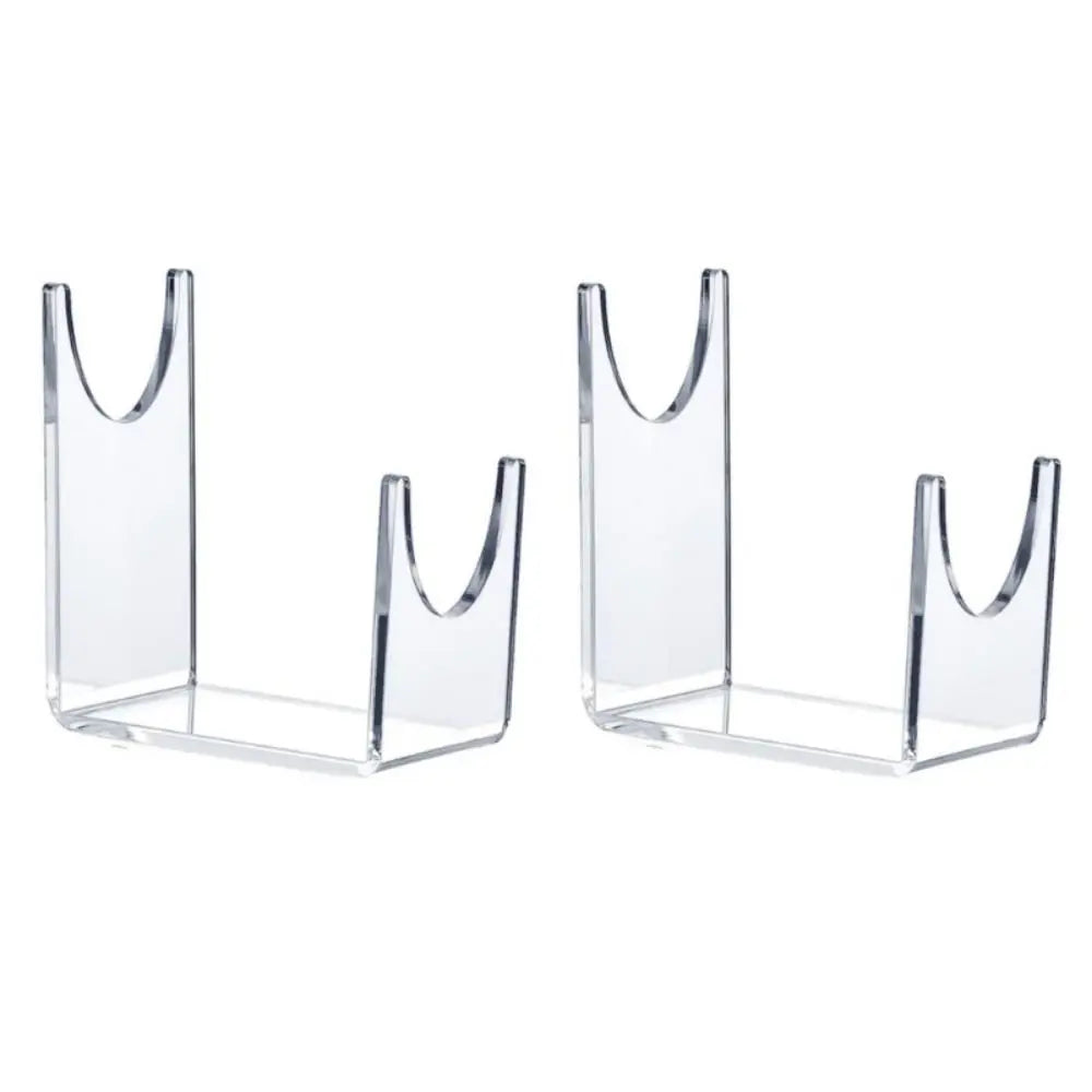 Acrylic Display Stand Transparent Holder for Collectibles 2PCS Set