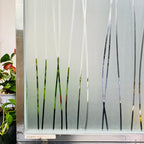3D Matte Privacy Window Film Frosted Static Cling Glass Cover