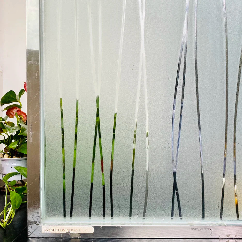 3D Matte Privacy Window Film Frosted Static Cling Glass Cover