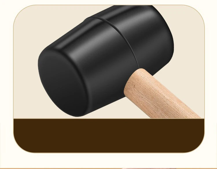Coconut Opener Tool Set – Stainless Steel Coconut Cutter & Rubber Hammer, Safe & Easy to Use