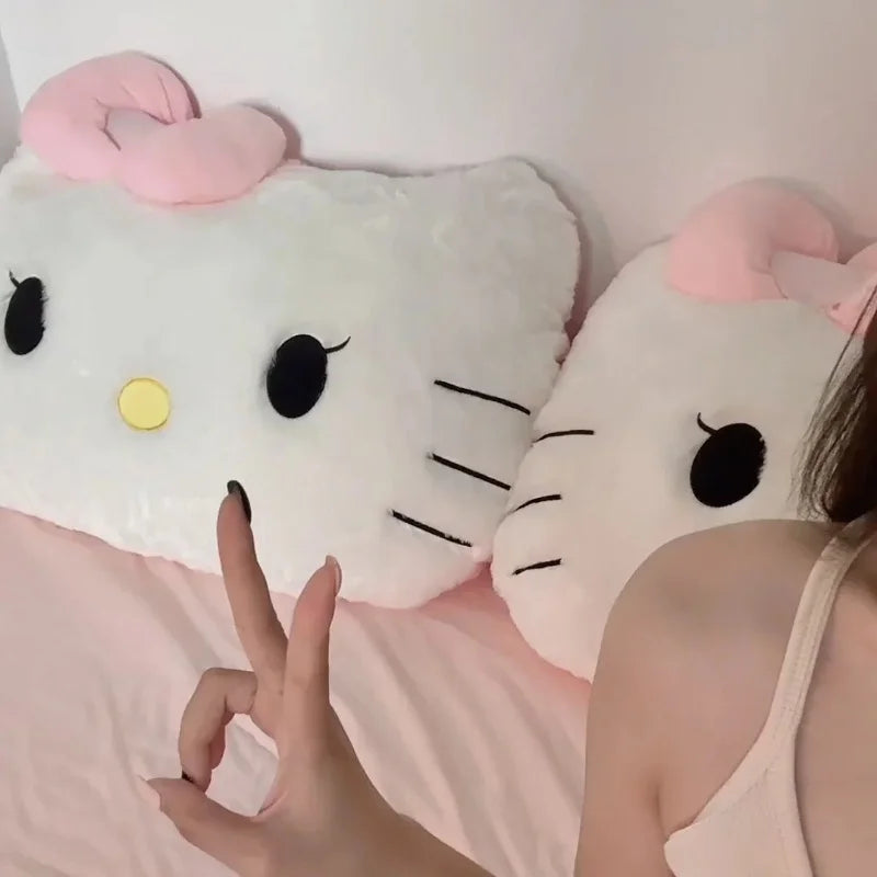 Sanrio Plush Cartoon Seat Cushion – Soft Rectangular Pillow for Adults