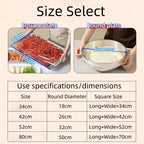 PE Vacuum-Sealed Bowl Covers – Food Freshness & Multi-Purpose Use