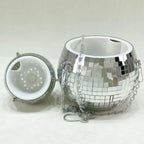 Disco Ball Self-Watering Hanging Planter Pot
