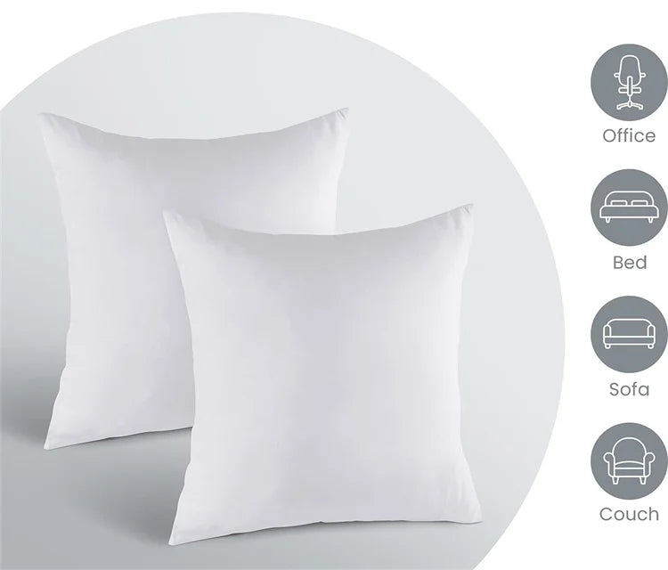 Memory Cotton Seat Cushion Core – Patchwork Square Pillow for Bed