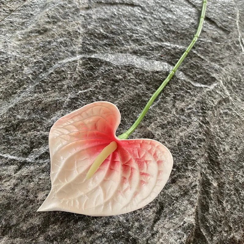 3D Printing Anthurium Artificial Flower – Wedding & Home Decor, 33cm Faux Palm