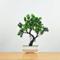 Artificial Bonsai Small Tree  Desktop Potted