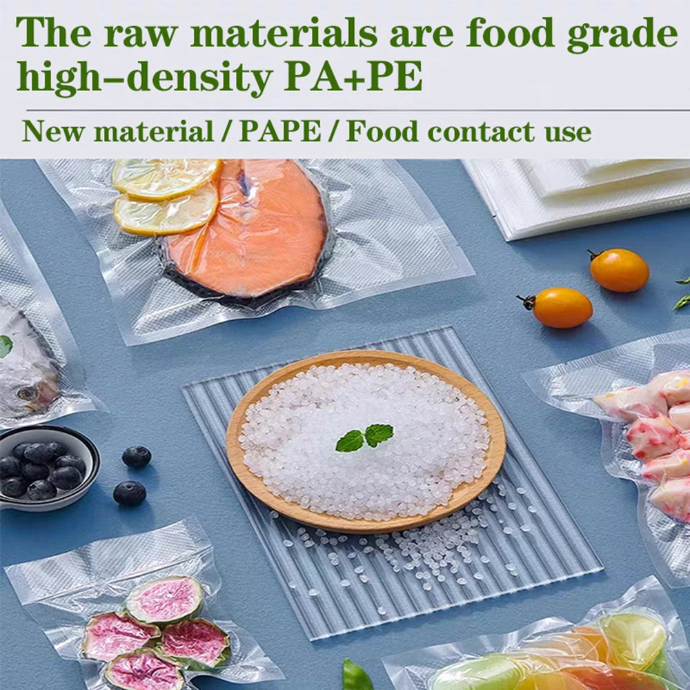 BPA-Free Vacuum Sealer Bags – Heavy Duty Food Storage (190μm)