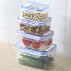 Transparent Plastic Refrigerator Storage Box – Multi-Size Options