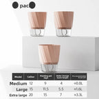Transparent Self-Watering Hydroponic Plant Pot