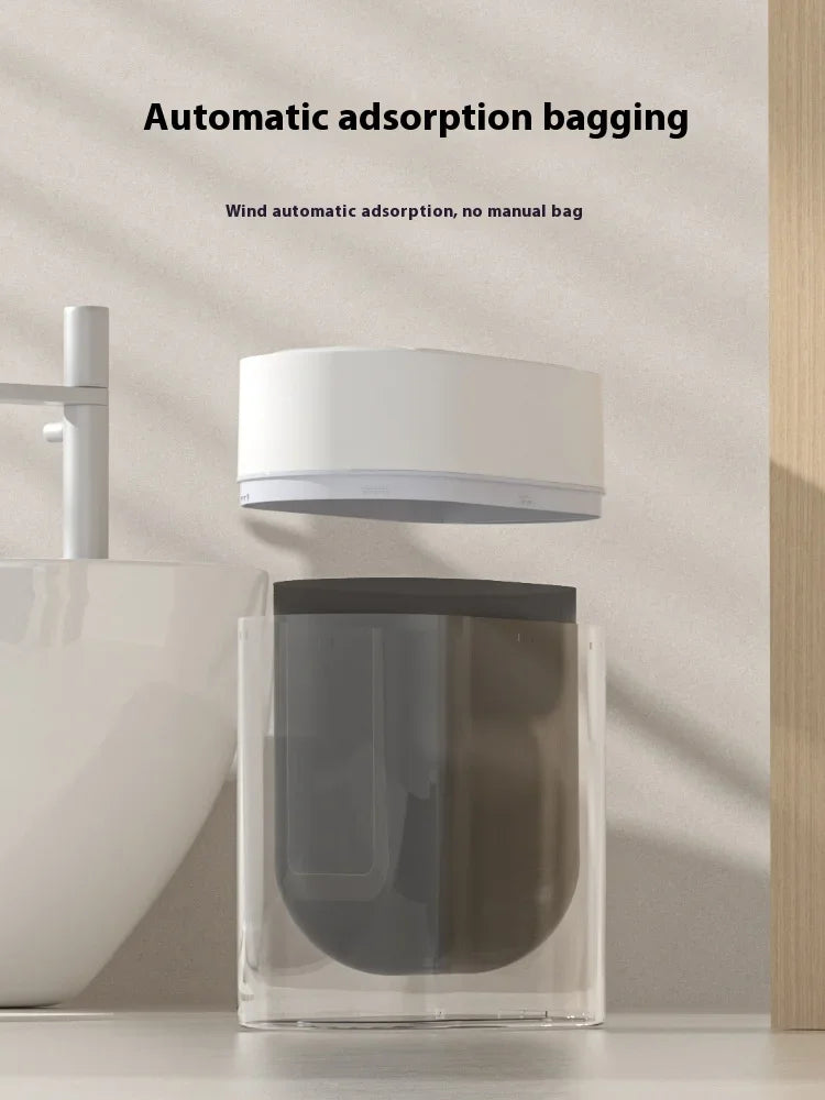 7L Smart Touchless Sensor Trash Can – Compact Waterproof Auto Bin for Bathroom & Kitchen