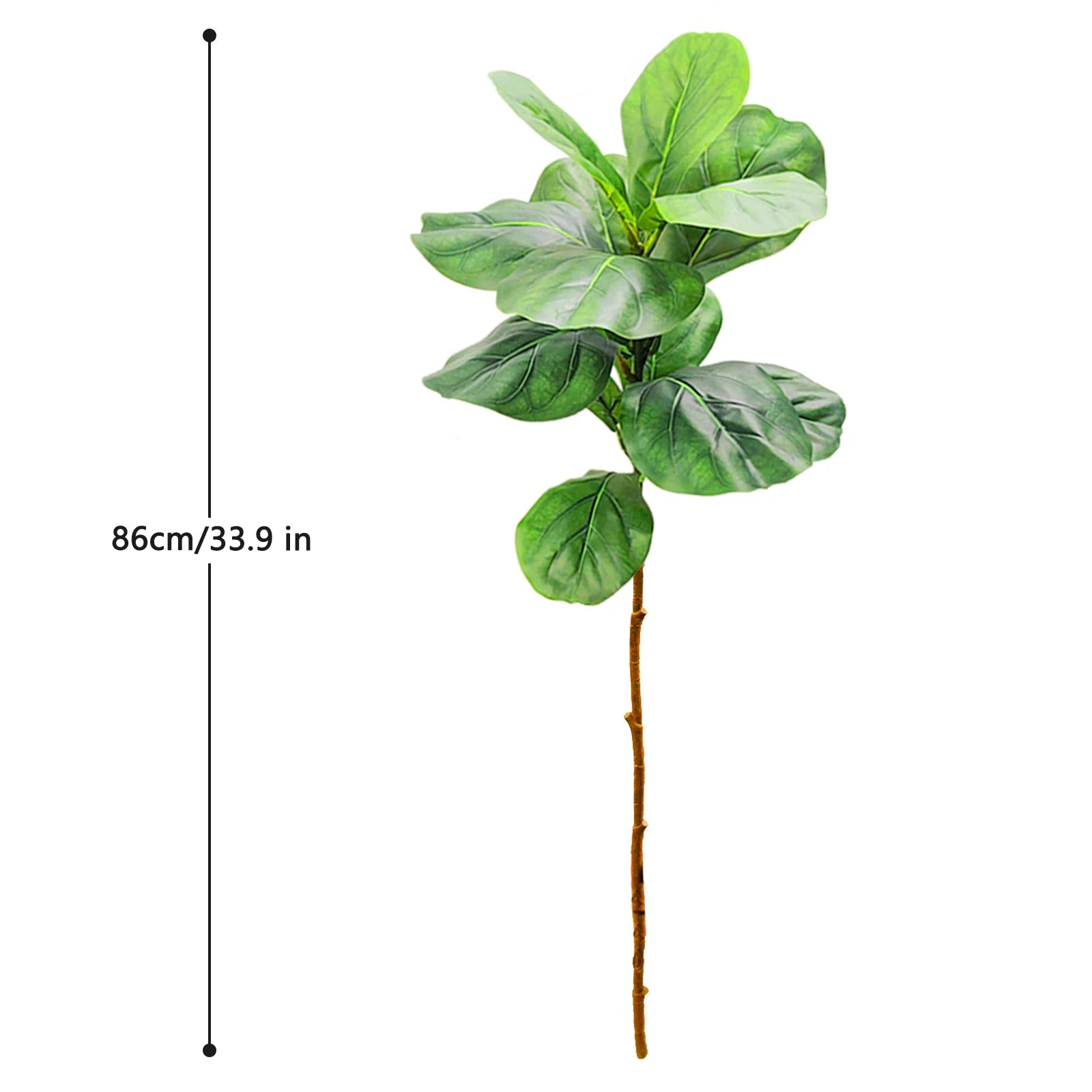 77–135cm Artificial Fiddle Leaf Ficus Fig Tree