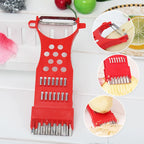 Stainless Steel Vegetable & Fruit Grater & Peeler – Eco-Friendly, Durable, Random Colour