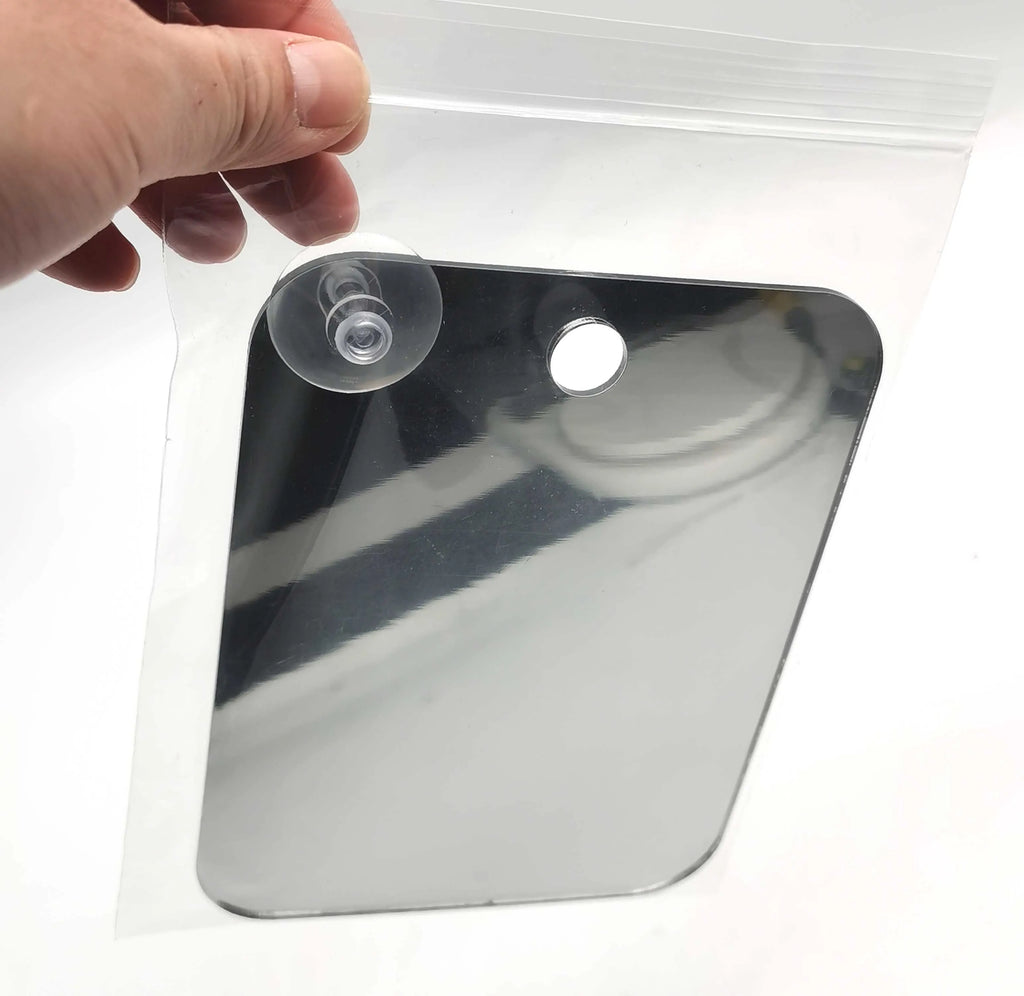 Fogless Acrylic Mirror for Shower, Travel, and Bathroom Grooming Tools