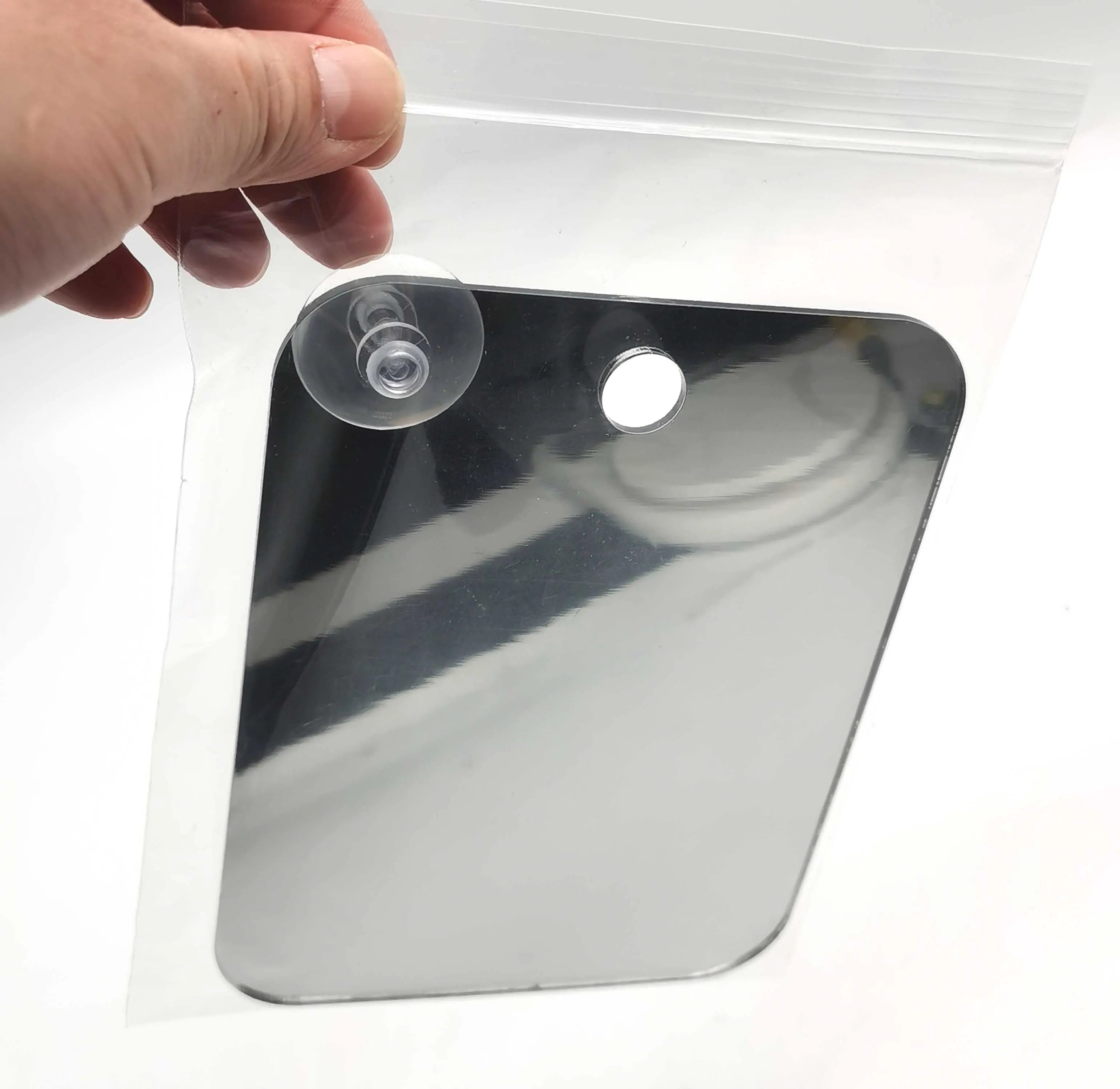 Fogless Acrylic Mirror for Shower, Travel, and Bathroom Grooming Tools