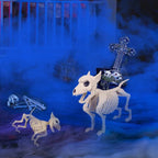 Little Wolf Skeleton Halloween Ornament Indoor & Outdoor Home Decoration