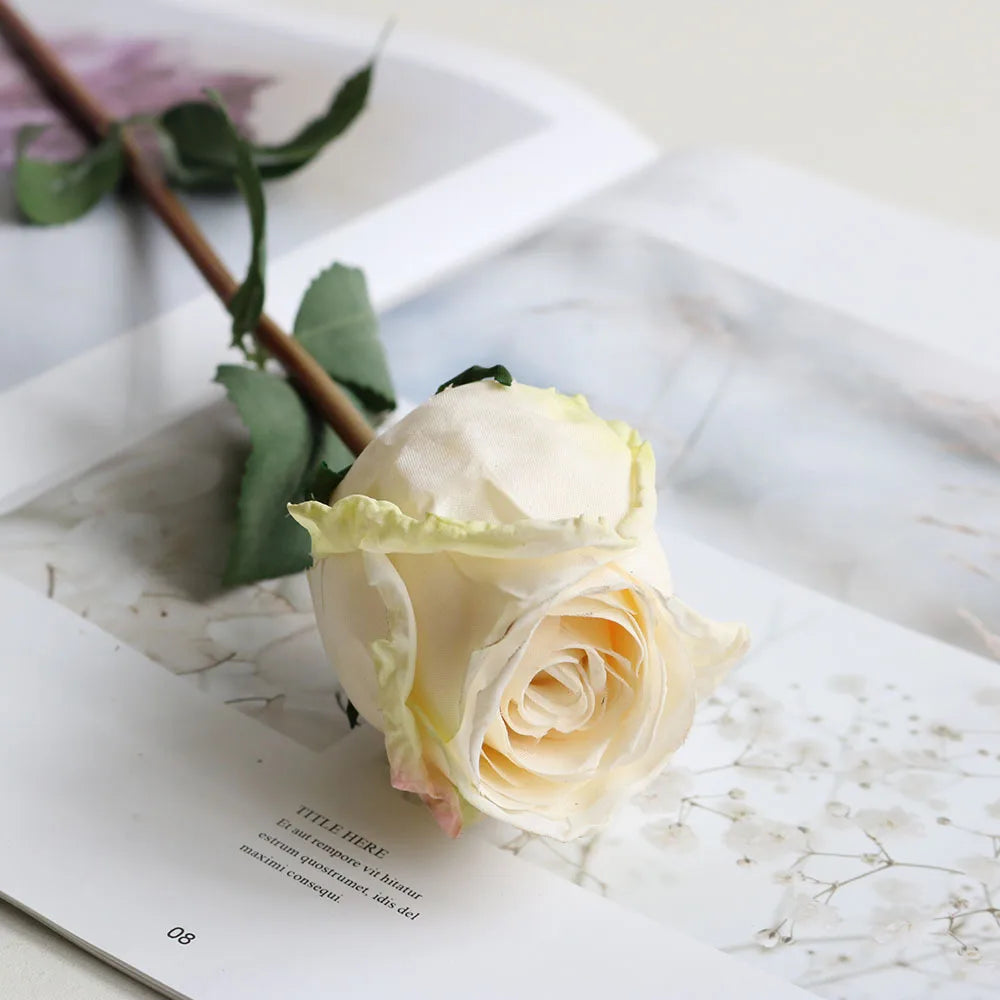 Artificial Silk Rose Flower Indoor Bridal Shower & Event Decoration