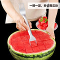 Stainless Steel Watermelon Cutter & Fruit Fork – Multifunctional Slicer Tool