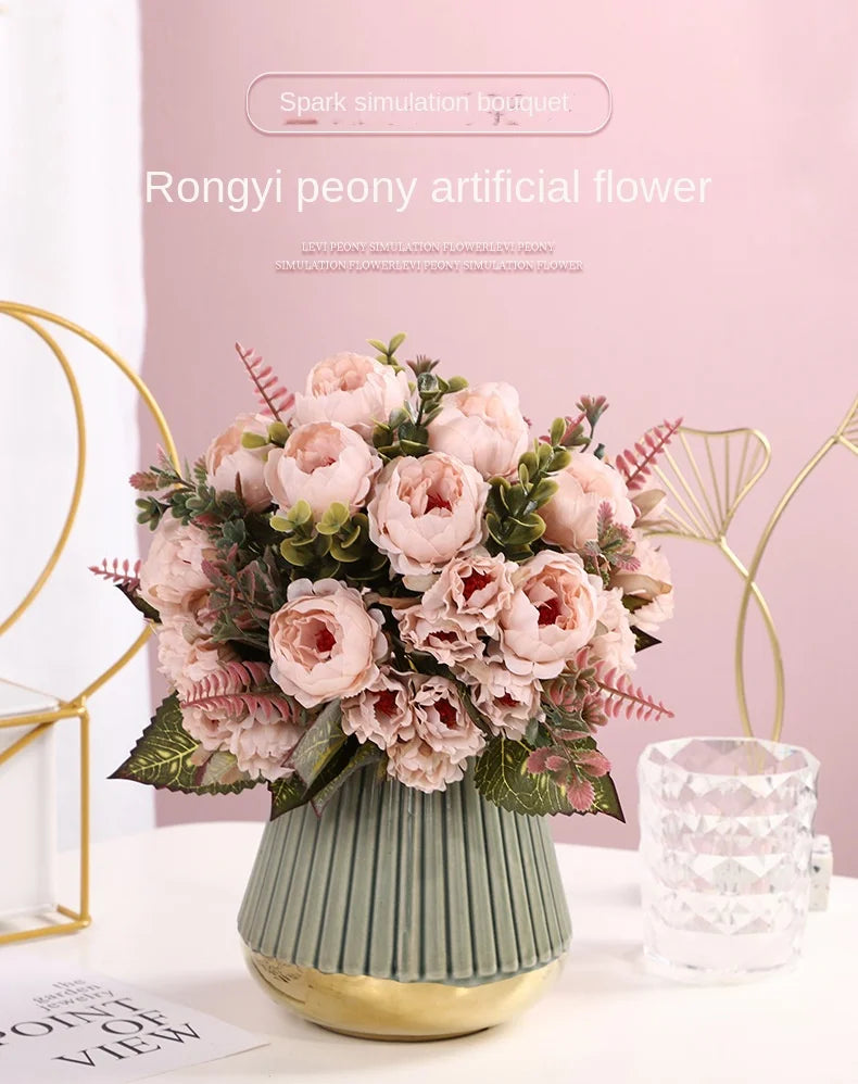 30cm Artificial Silk Peony Flower Indoor Home & Event Decoration