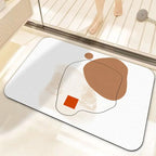 Absorbent Non-Slip PVC Bath Rug – Quick Dry Bathroom Floor Mat