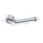 Black Stainless Steel Toilet Paper Holder Self-Adhesive Bathroom Tissue Rack