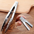 Eco-Friendly Stainless Steel Kitchen Tongs – Food Clip & BBQ Tool