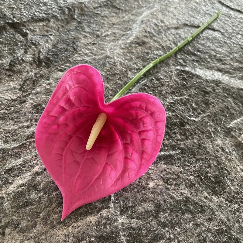 3D Printing Anthurium Artificial Flower – Wedding & Home Decor, 33cm Faux Palm