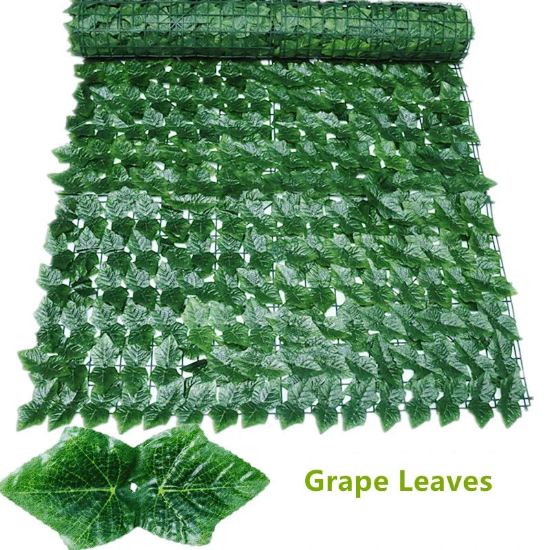 Amuixui Artificial Leaf Fence Panel Outdoor Privacy & Decorative Decor