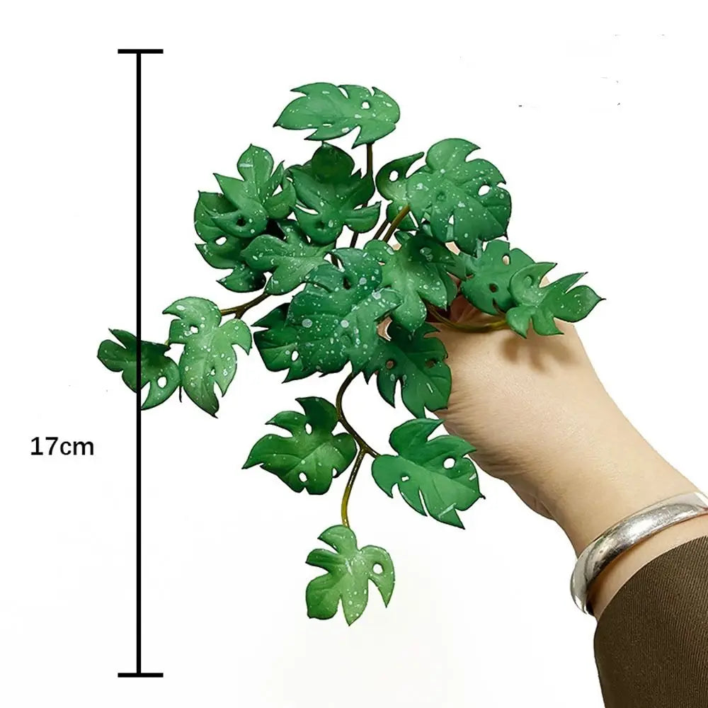 Artificial Mini Copper Coin Grass Plant for Decor