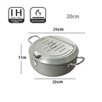 Eco-Friendly 24cm Aluminum Alloy Frying Pan – Non-Coating & Durable