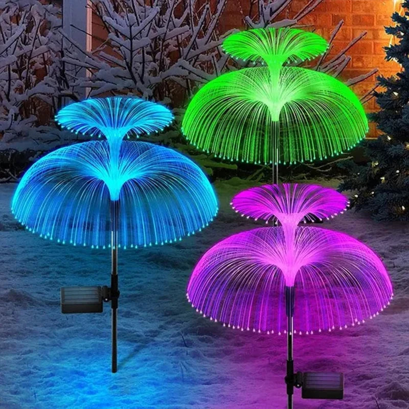 Solar Christmas Tree Lights 5M 7-Color RGB Outdoor IP65 Waterproof LED