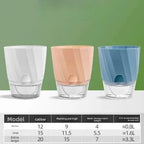 Transparent Self-Watering Hydroponic Plant Pot
