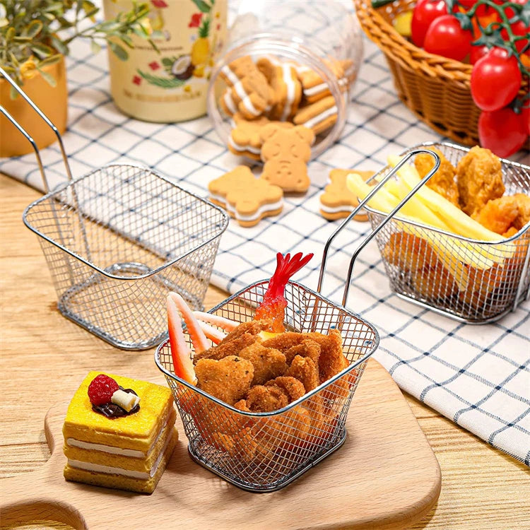 Eco-Friendly Stainless Steel French Fry Basket – Safe & Durable