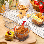 Eco-Friendly Stainless Steel French Fry Basket – Safe & Durable