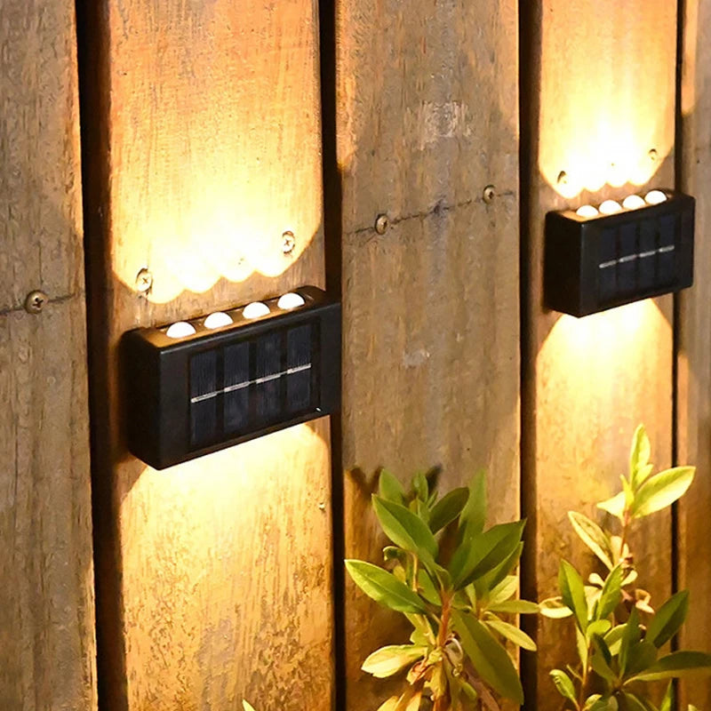 Solar Wall Light – Modern Outdoor Waterproof LED Lamp
