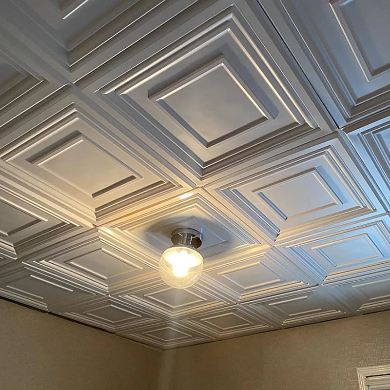 3D PVC Geometric Wall Panel Waterproof Fire-Resistant 30x30cm