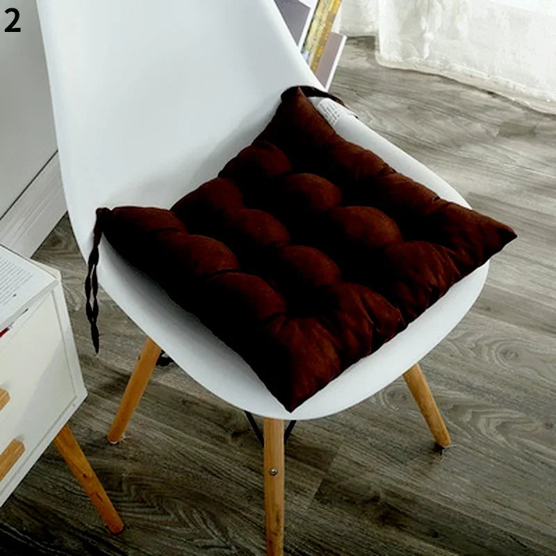 Non-Woven Anti-Slip Square Seat Cushion – Soft Padded Chair Pad 35×35cm