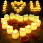 Flameless LED Pillar Candle Lamp Realistic Battery Operated