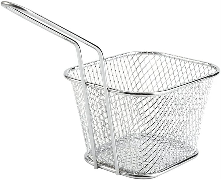 Eco-Friendly Stainless Steel French Fry Basket – Safe & Durable