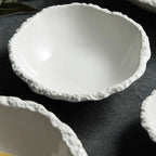 ZIZI FISH Porcelain Soup Bowl – Simple Solid White Design