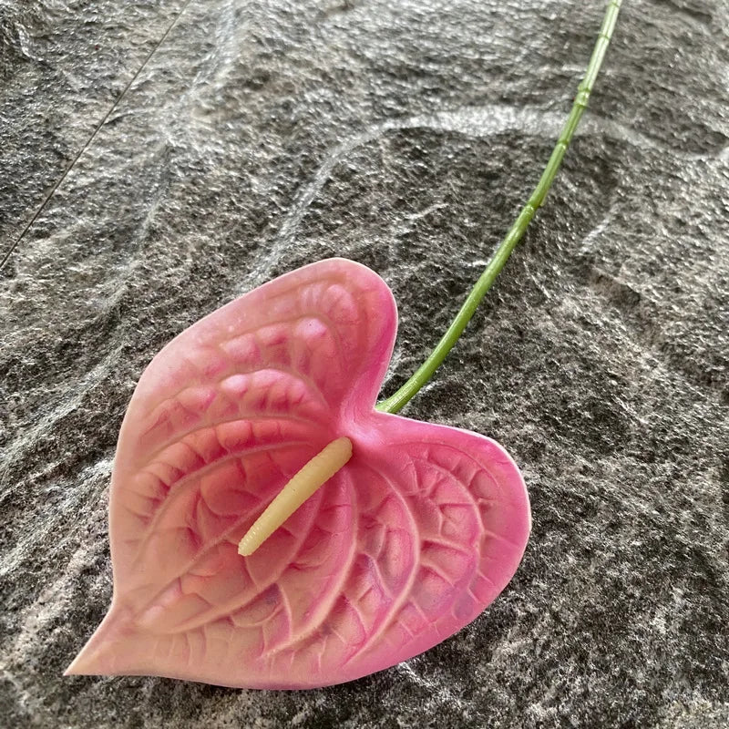 3D Printing Anthurium Artificial Flower – Wedding & Home Decor, 33cm Faux Palm