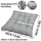 Square Anti-Decubitus Seat Cushion – Handmade Cotton Chair Pad