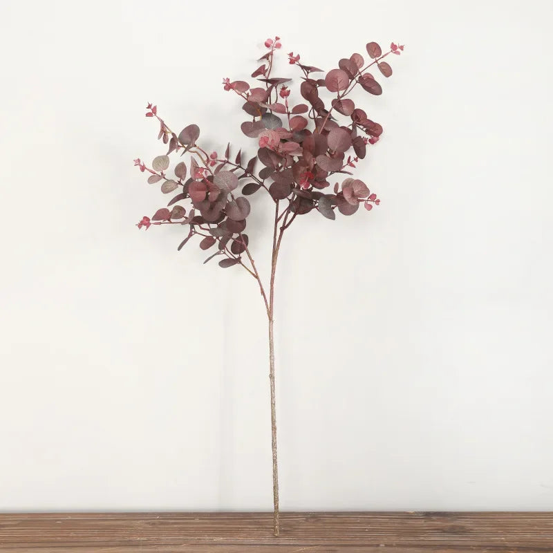 70cm Artificial Autumn Eucalyptus Leaf Plant Wedding & Home Decor