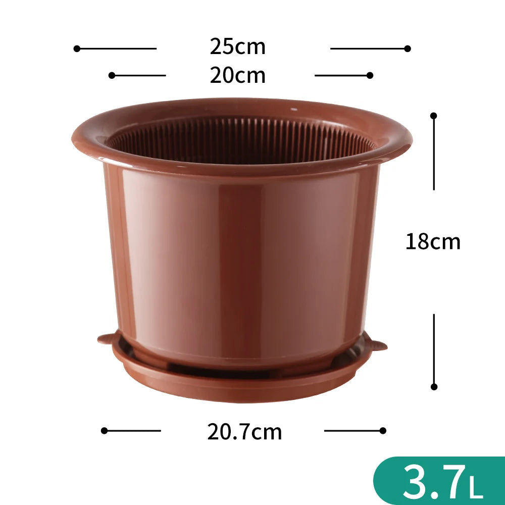 Double Layer Mesh Orchid Pot with Drainage Holes