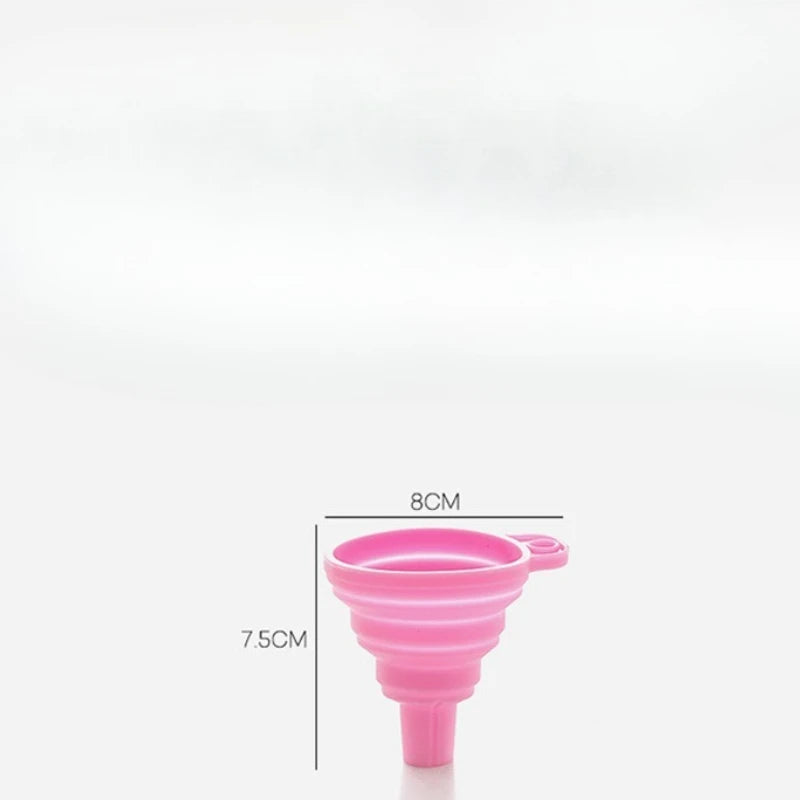 Folding Silicone Funnel – Mini Kitchen Oil & Liquid Dispenser