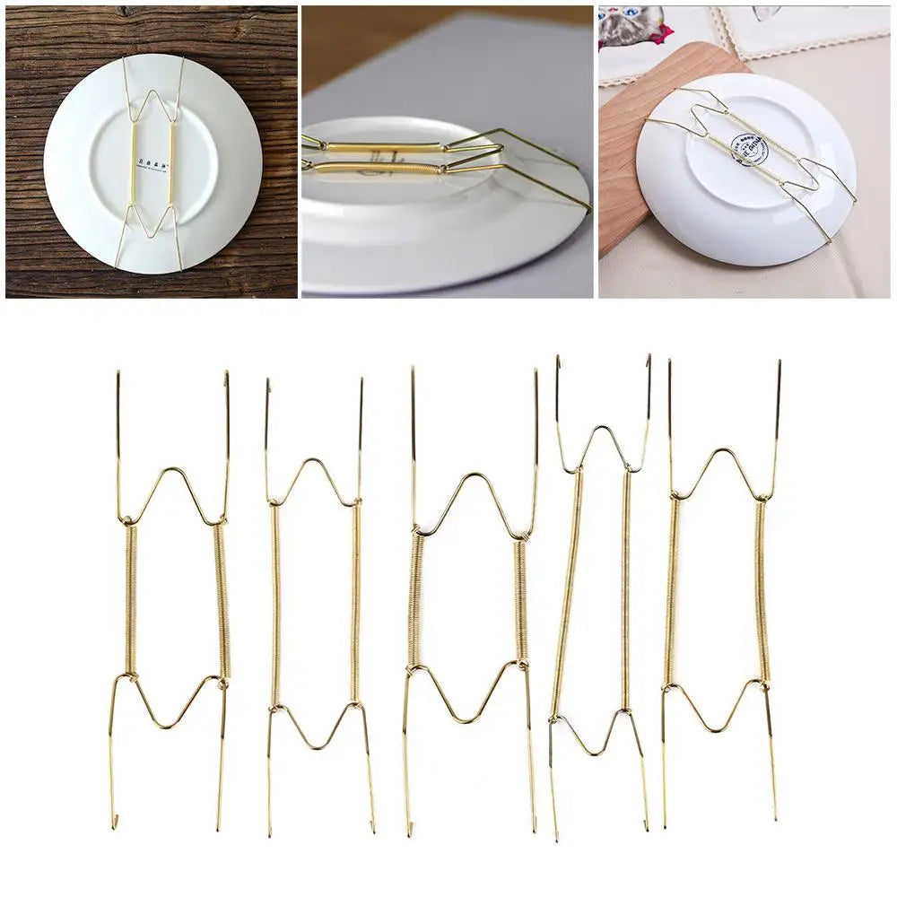 Stainless Steel Plate Dish Hanger – Stackable & Multi-Purpose