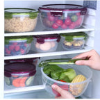 Transparent Plastic Refrigerator Storage Box – Multi-Size 200–1800 ml