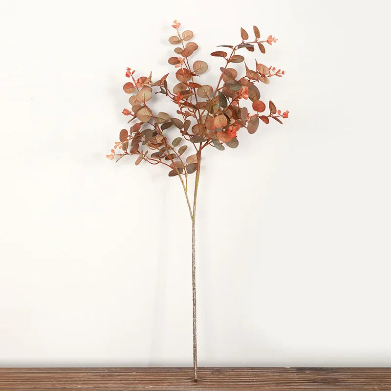 70cm Artificial Autumn Eucalyptus Leaf Plant Wedding & Home Decor